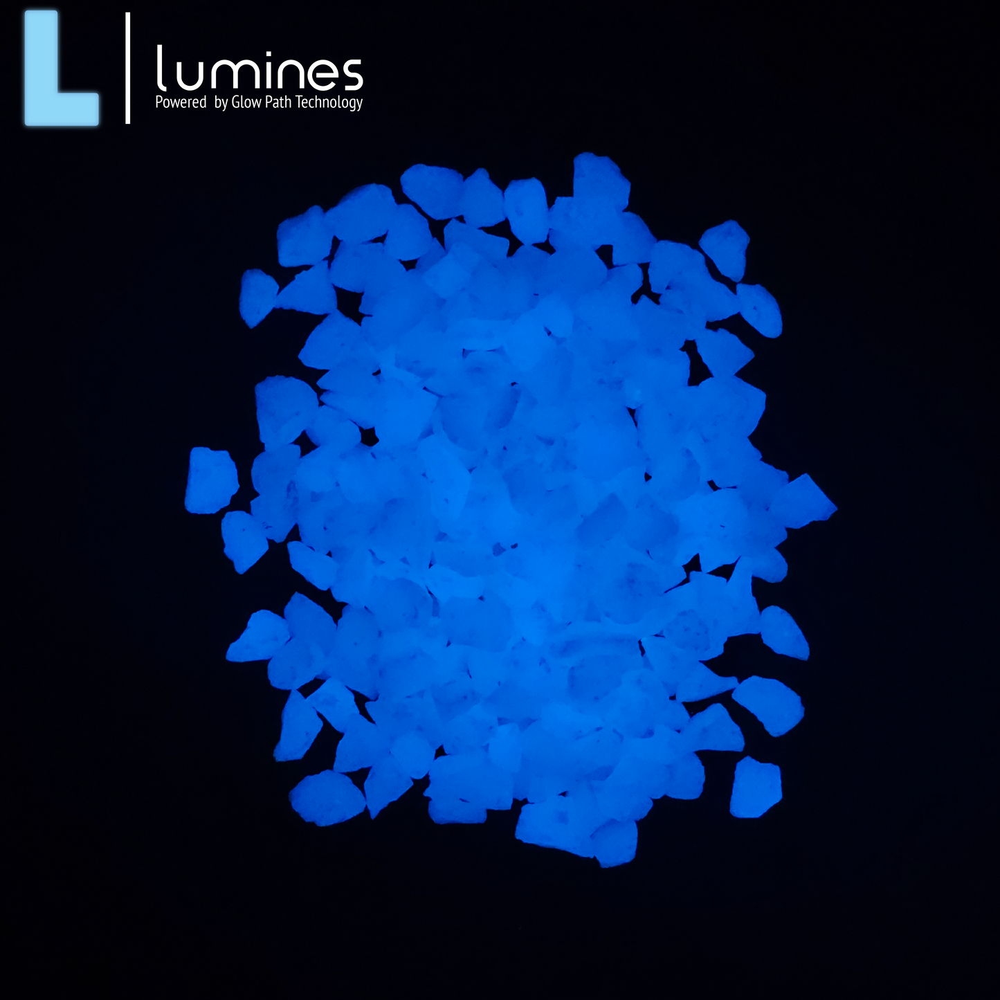 Piedra Luminiscente De Alta Calidad (no Resina) 227 Gr. Azul